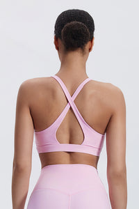 Women'S Yoga Backless Cross Stretch Bra Tank Top