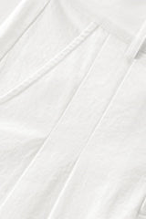 Women High-Waisted Wide-Leg Pleated Trousers - British Twill Cotton
