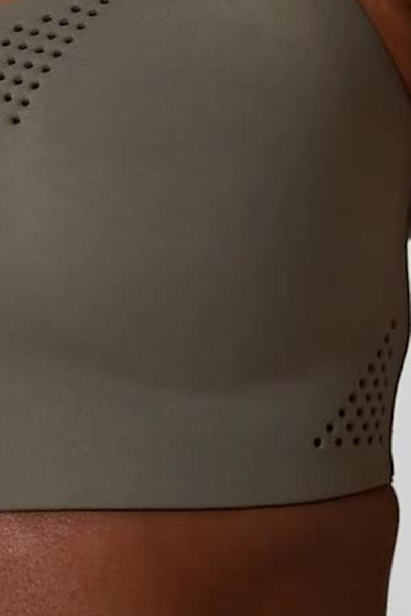 Women Front-Zip Adjustable-Strap Supportive Sports Bra