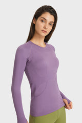 Women'S Yoga Long Sleeved With Thumbhole