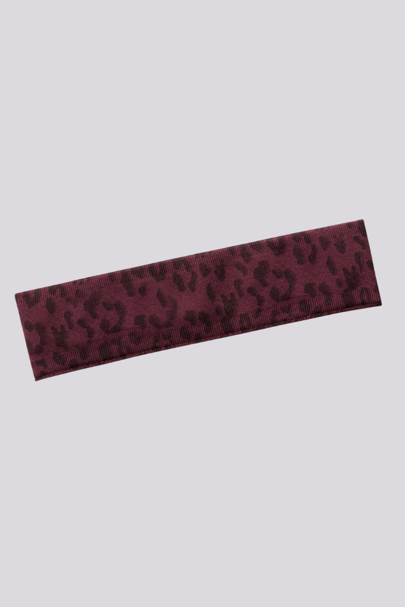 Women's Seamless Leopard-Print High Stretch Headband