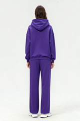Unisex Oversize Fleece-Lined Hoodie and Pants Set