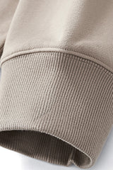 Unisex Heavyweight Brushed Crew Neck Casual Hoodie