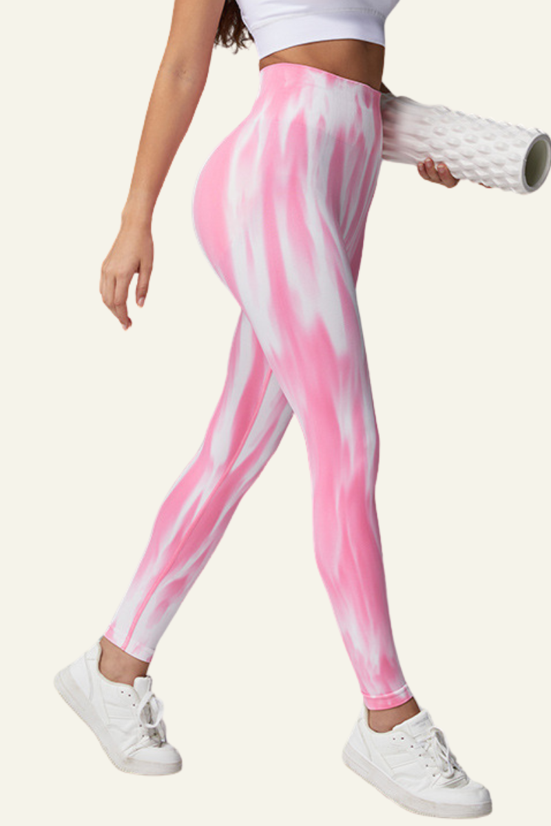 Women's Pleated Buttocks Lift Slim Yoga Leggings