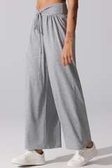 Women's Fall Soft Twisted High Waist Loose Wide Leg Pants