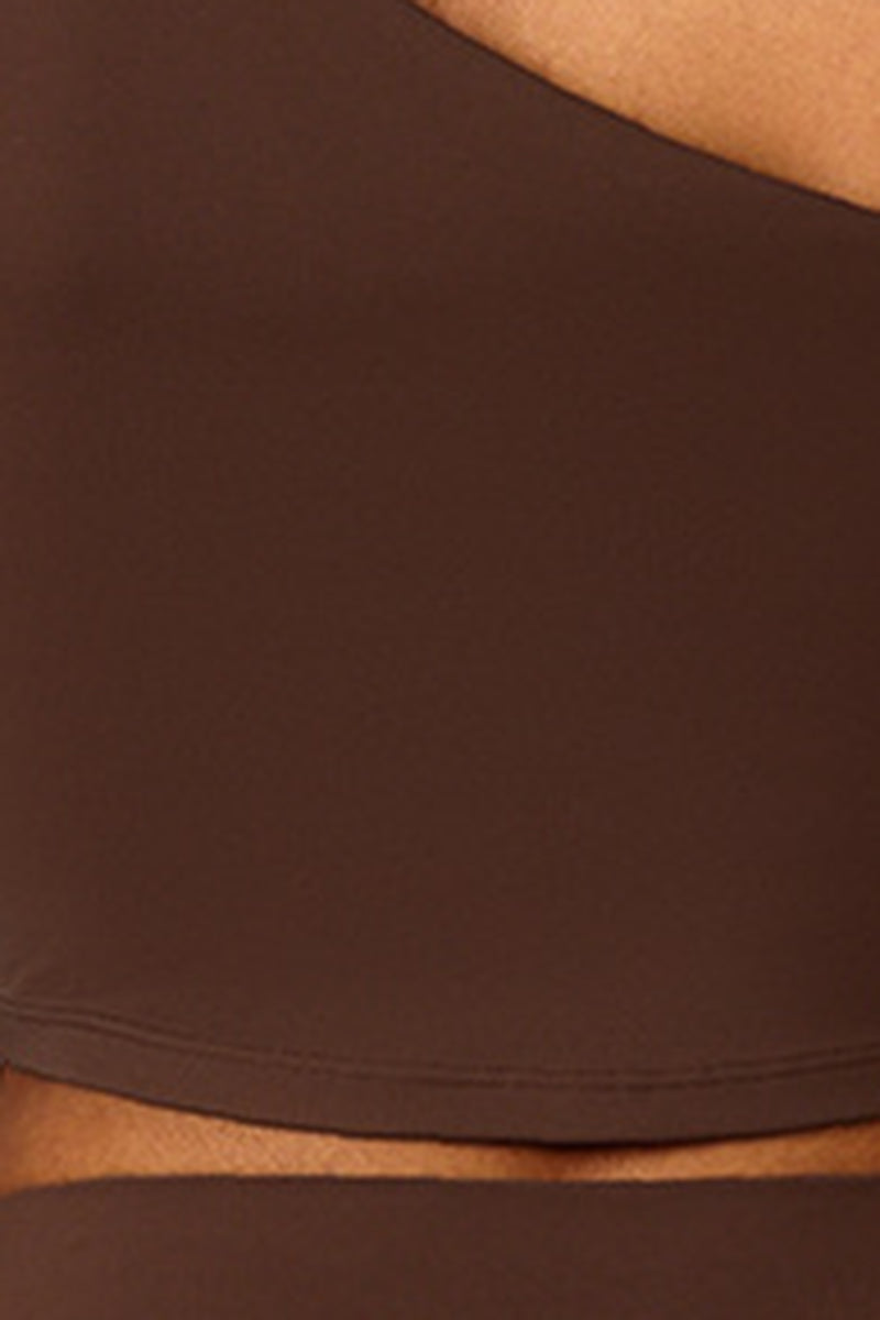 Women Asymmetric Strap Waist-Cinching Yoga Vest