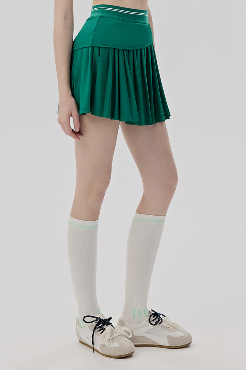 Women's Summer Cooling Anti-Revealing Yoga Pleated Skirt