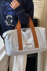Unisex Wet Dry Separation Color Block Duffle Bag