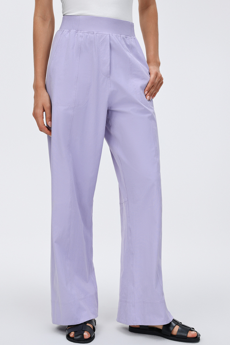 Women's Athletic Water-Resistant Quick-Dry Straight-Leg Pant