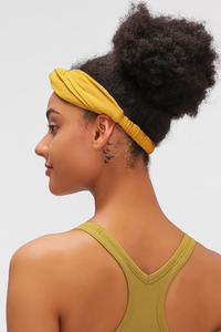 Women's Stretchy Twist Wide-Band Sports Headband