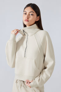 Women'S Half Zip Sweatshirt