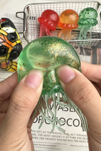 Jellyfish Crystal Squishy Toy for Stress Relief