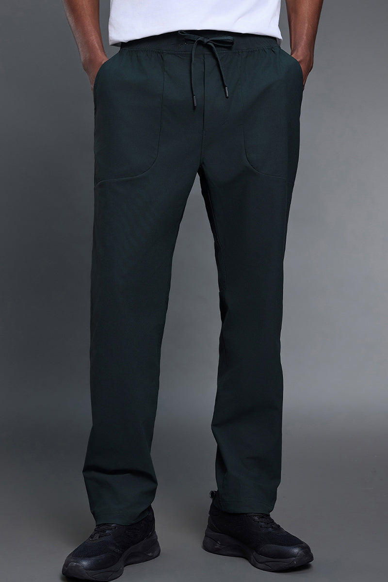 Men Loose Fit Straight Leg Breathable Comfortable Casual Pants