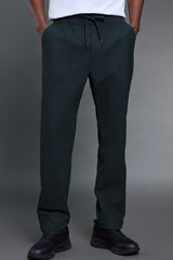 Men Loose Fit Straight Leg Breathable Comfortable Casual Pants