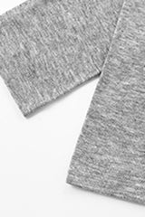 Women Slim Fit Round Neck Long Sleeve T-Shirt - Tencel Wool Blend
