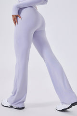Women High-Waisted Flared Sculpting Yoga Leggings