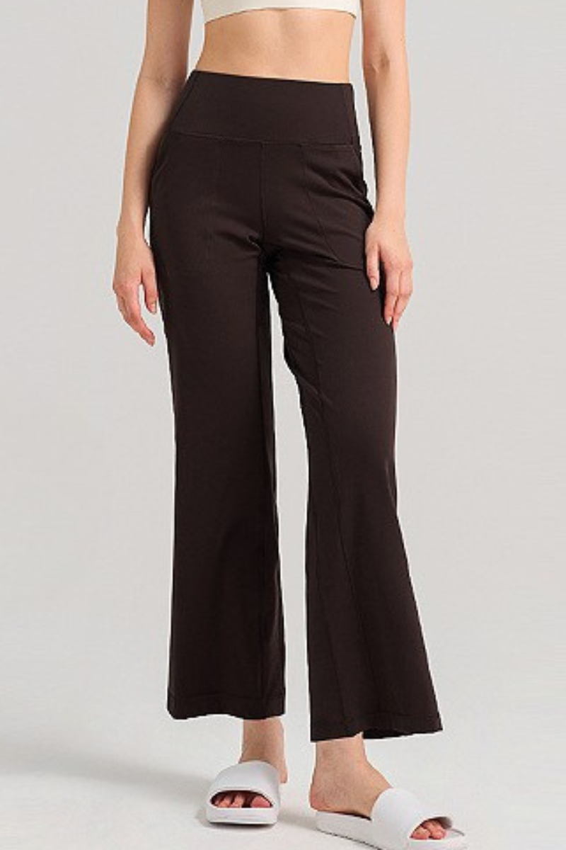 Women's Summer High-Waist Wide-Leg Sports Yoga Pants