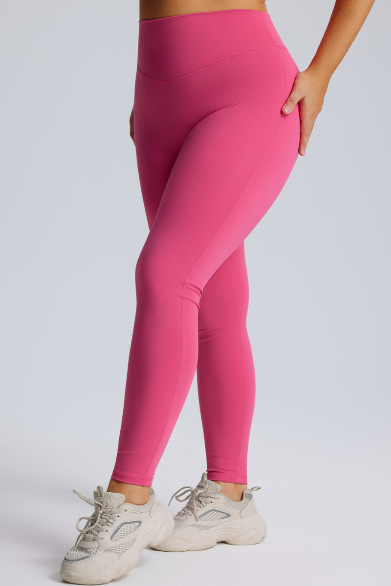 Plus Size Women's Athletic High Waist Leggings