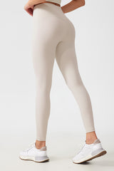 Women Free Size Nude Hip Lifting Shaping Fitness 9/10 Yoga Pants