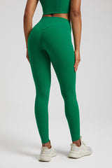 Solid High-Waisted Sports Leggings