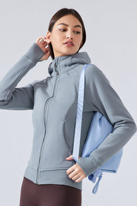 Women'S Zip Sport Hooded Jacket