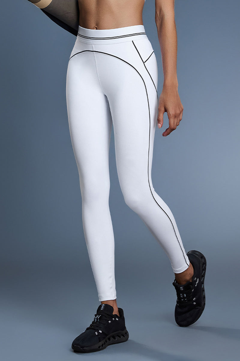 Women Color-Block Sculpting High-Waist Yoga Leggings