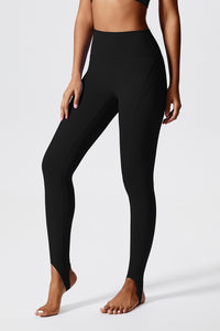 Women Eco-Friendly Fabric Foot-Stepping Model Buttocks Lifting And Shaping Yoga Fitness Running Exercise Leggings