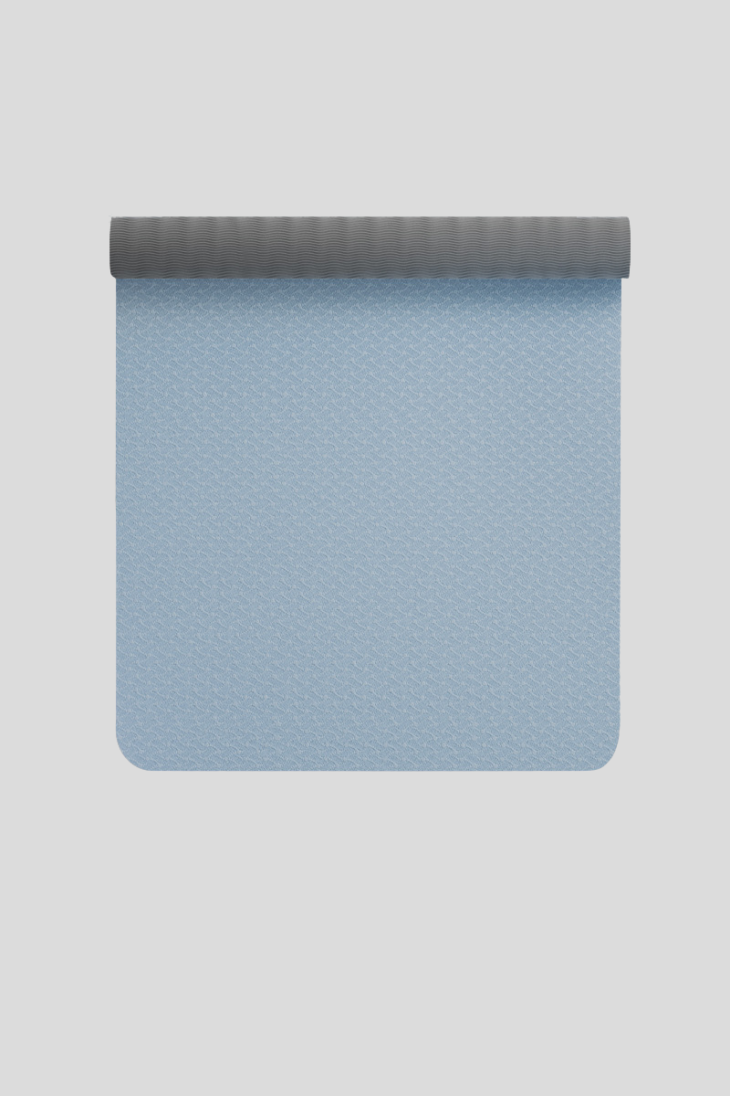 Women's TPE Non Slip Yoga Mat with Strap - Multicolor