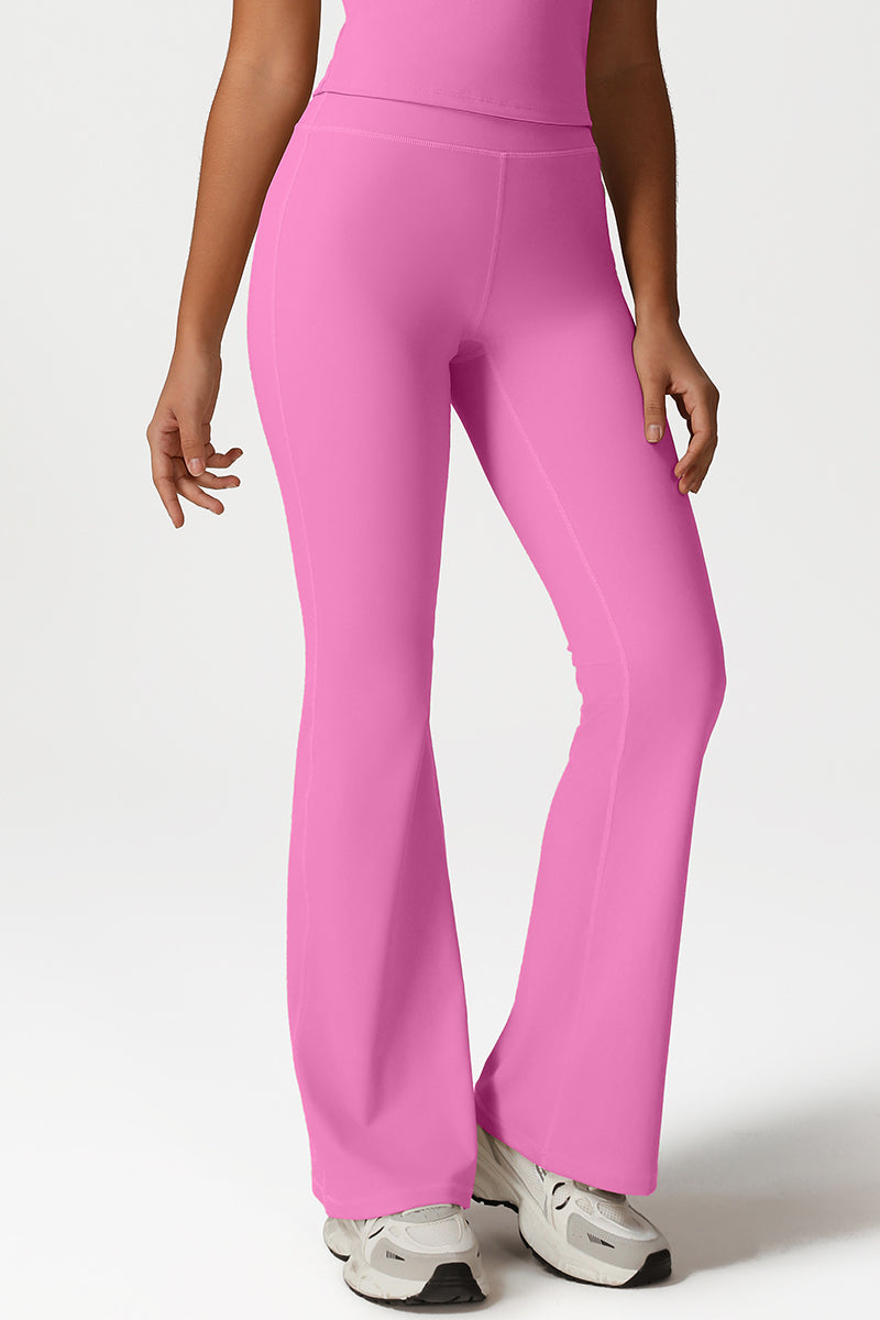 Women High-Waisted Bootcut Butt-Lifting Naked-Feel Yoga Pants