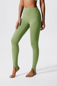 Women Eco-Friendly Fabric Foot-Stepping Model Buttocks Lifting And Shaping Yoga Fitness Running Exercise Leggings