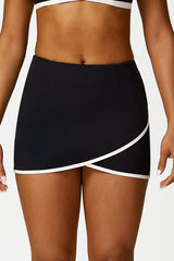 Women'S Colorblocked Sports Tennis Skirt