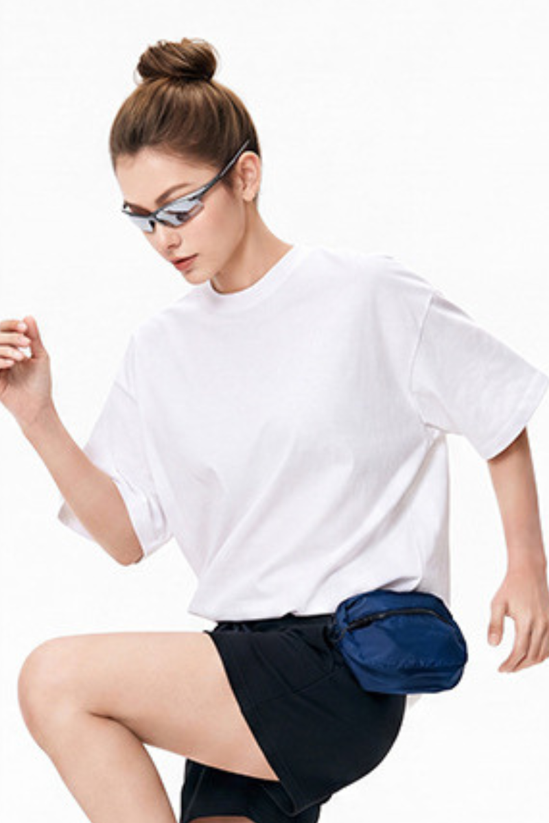 Women's Summer Lyocell Quick Dry Drop Shoulder Loose T-shirt