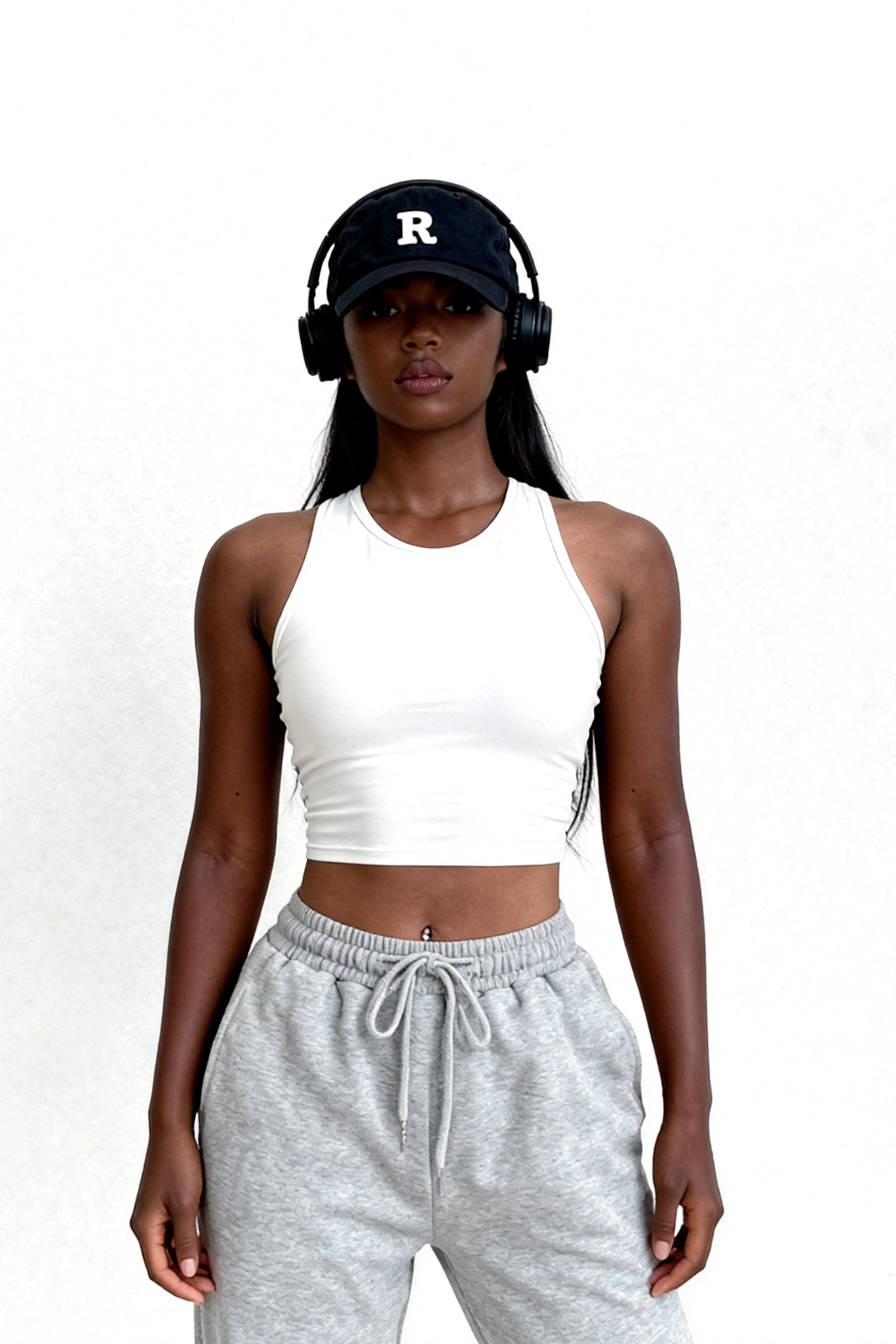 Women's Sleeveless Round Neck Fitness Bra