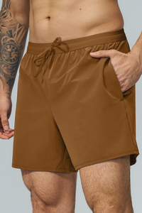 Men's Soft Water-Resistant Drawstring Outdoor Running Shorts