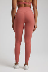 Solid High-Waisted Sports Leggings