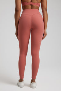 Solid High-Waisted Sports Leggings