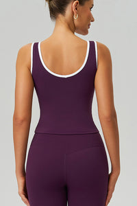 Women Naked-Feel Crisscross Back Sports Bra