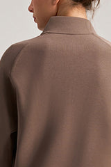 Women Stand Collar Slim-Fit Multi-Pocket Sporty Casual Jacket