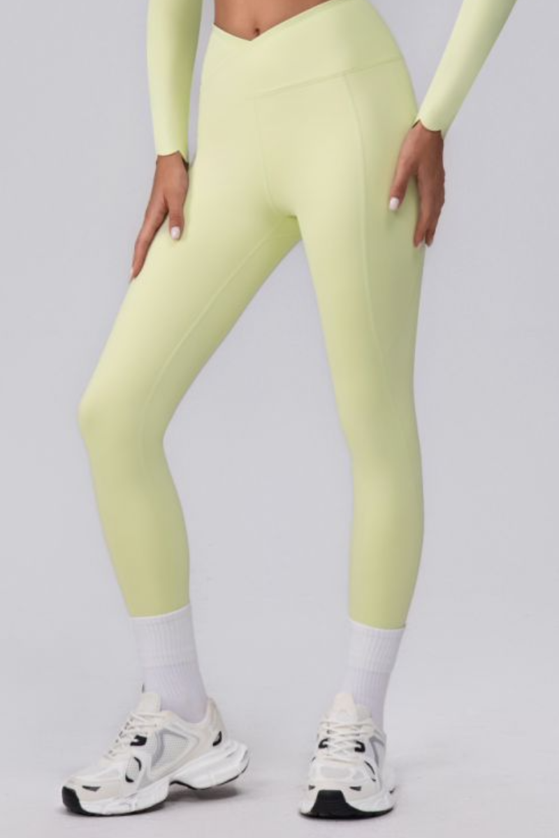 Women's V-Cross Butt-Lifting Quick Dry Fitness Yoga Leggings