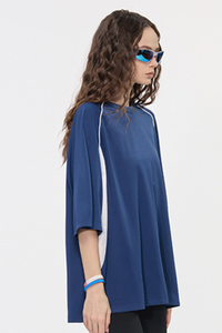 Women's 150g Quick Dry Oversized Multicolor T-Shirt