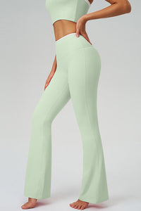 Women Naked-Feel Flared High-Waist Leggings