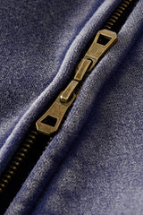 Unisex Wax-Dye Washed Fleece Hoodie