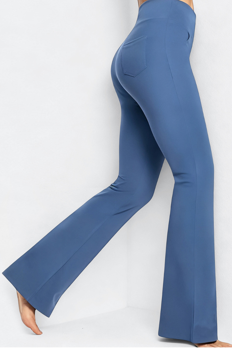Women's high-elastic flare Pants