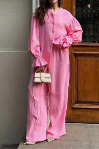 Lantern-style sleeve top set