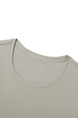 Women Lightweight Loose Brushed Breathable Quick-Dry Yoga Running Short-Sleeve Shirt