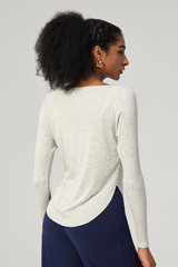 Women's Modal Round Neck Long Sleeves Top