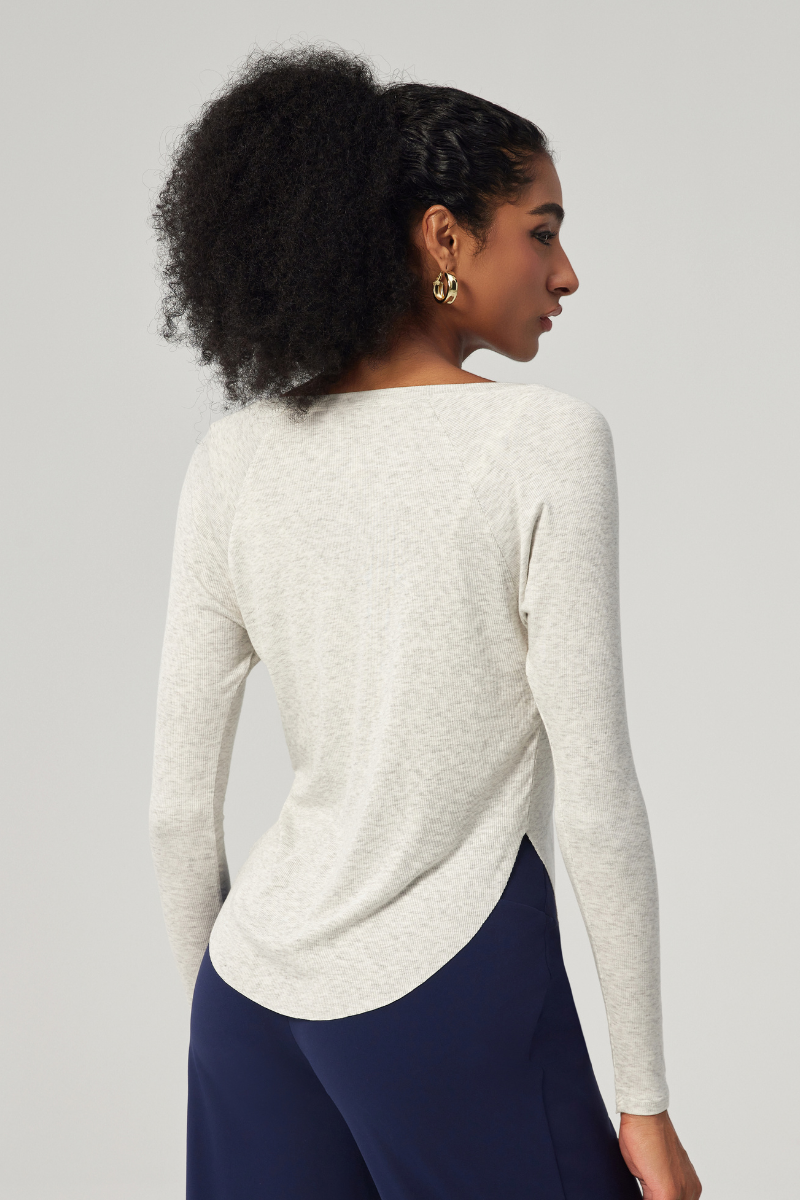 Women's Modal Round Neck Long Sleeves Top