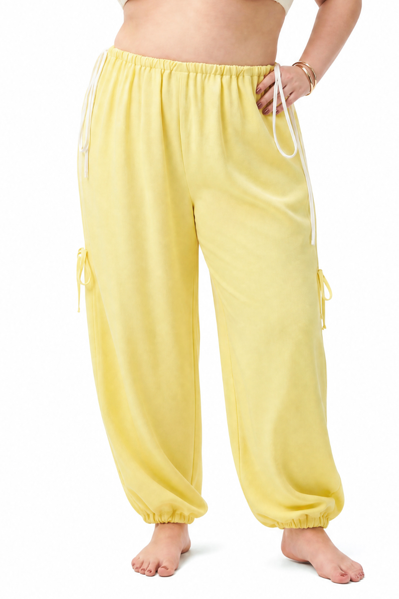 Plus Size Women's Three Stage Adjustable 2 Ways Joggers
