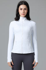 Women'S Slim Fit Sports Zipper Jacket