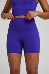 High-Waisted, High-Stretch Athletic Shorts